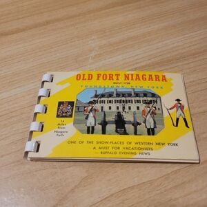 Vintage Old Fort Niagara Youngstown, New York Souvenir Photo Book